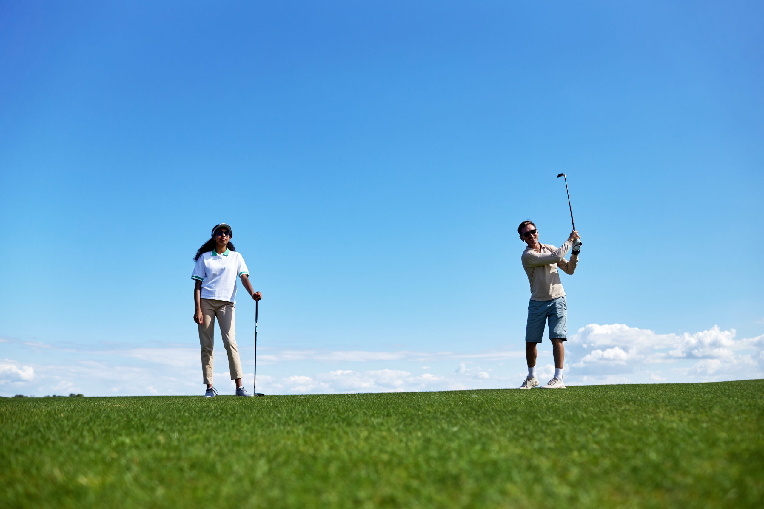 Jugadores de golf en Las Iguanas, Cap Cana