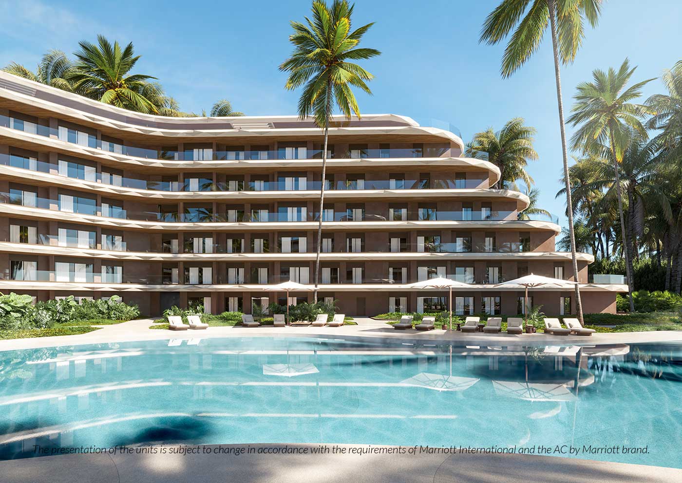 Piscina AC Residences by Marriott Cap Cana