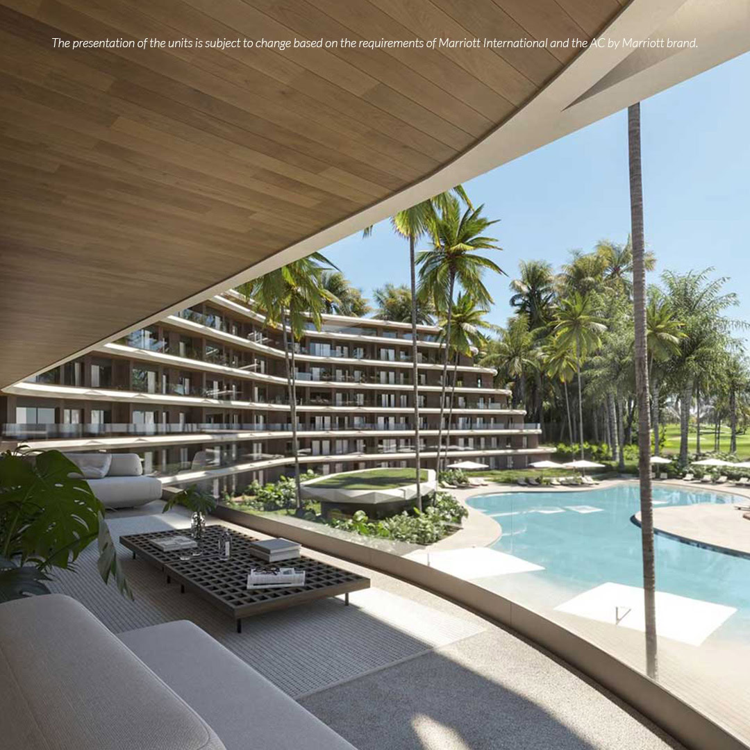 Piscina AC Residences by Marriott Cap Cana